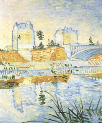Vincent Van Gogh The Seine with the Pont de Clichy (nn04) china oil painting image